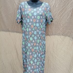 Vtg 90s 00s Flower Dress Limited Inc